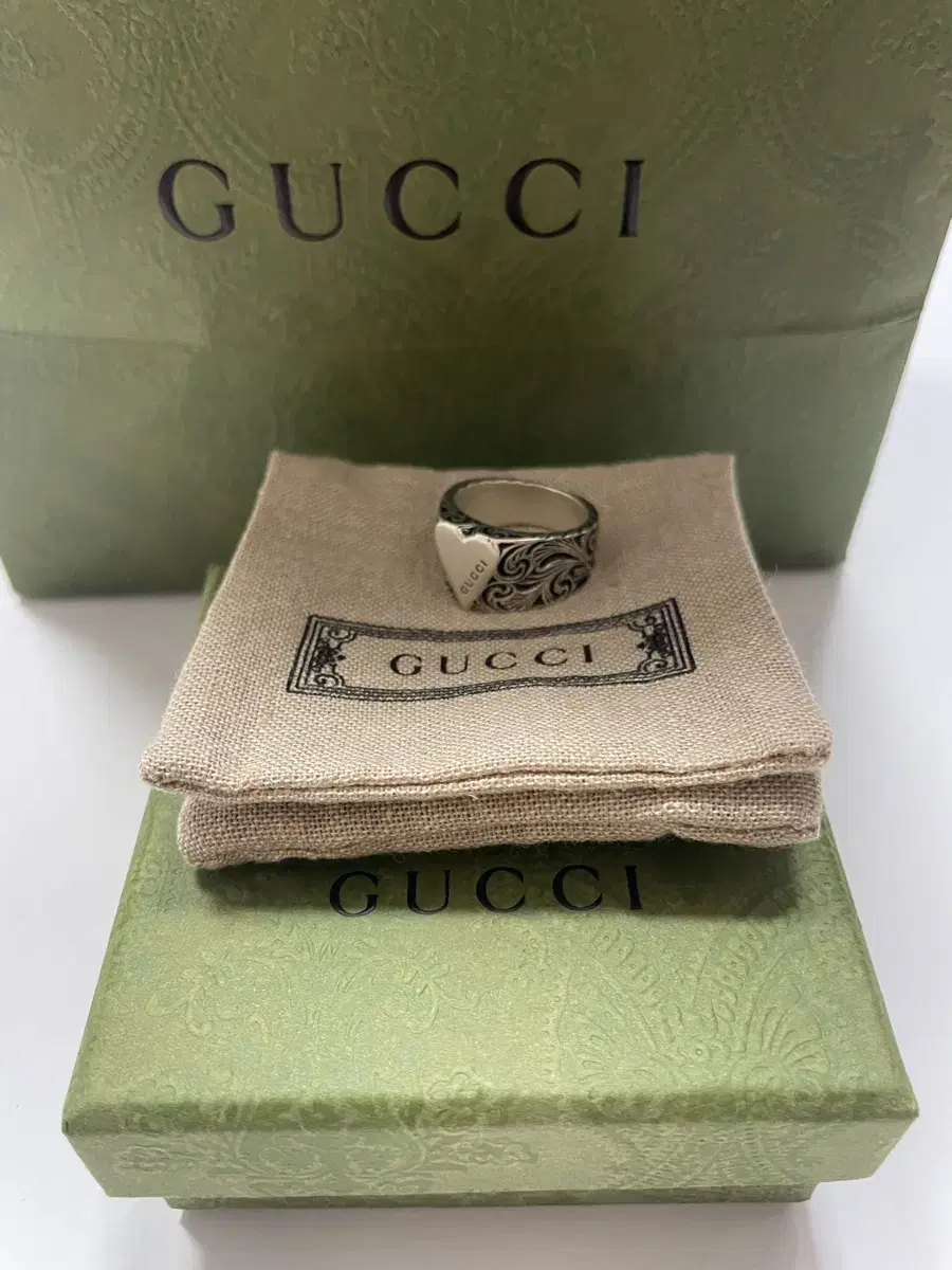 구찌 반지 풀박스 정품 18호 gucci